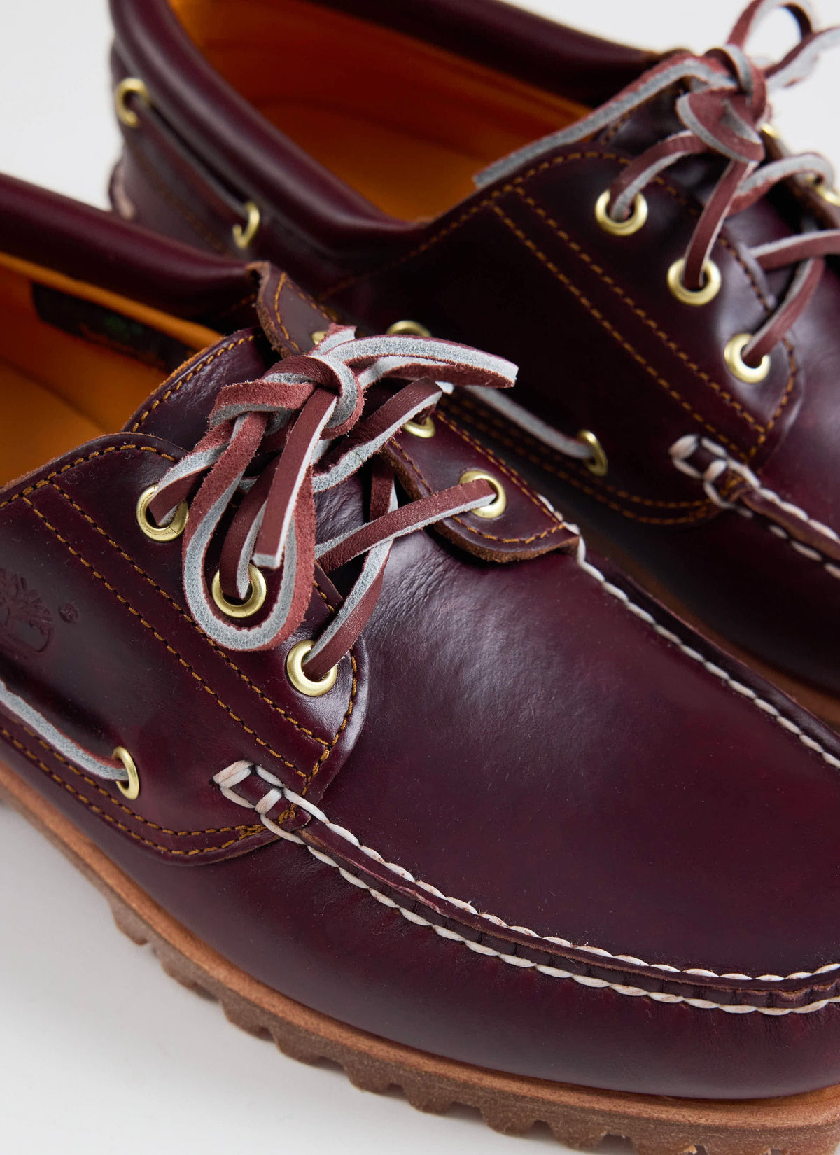 Men's Boat Shoe - Timberland Authentic - Burgundy Leather