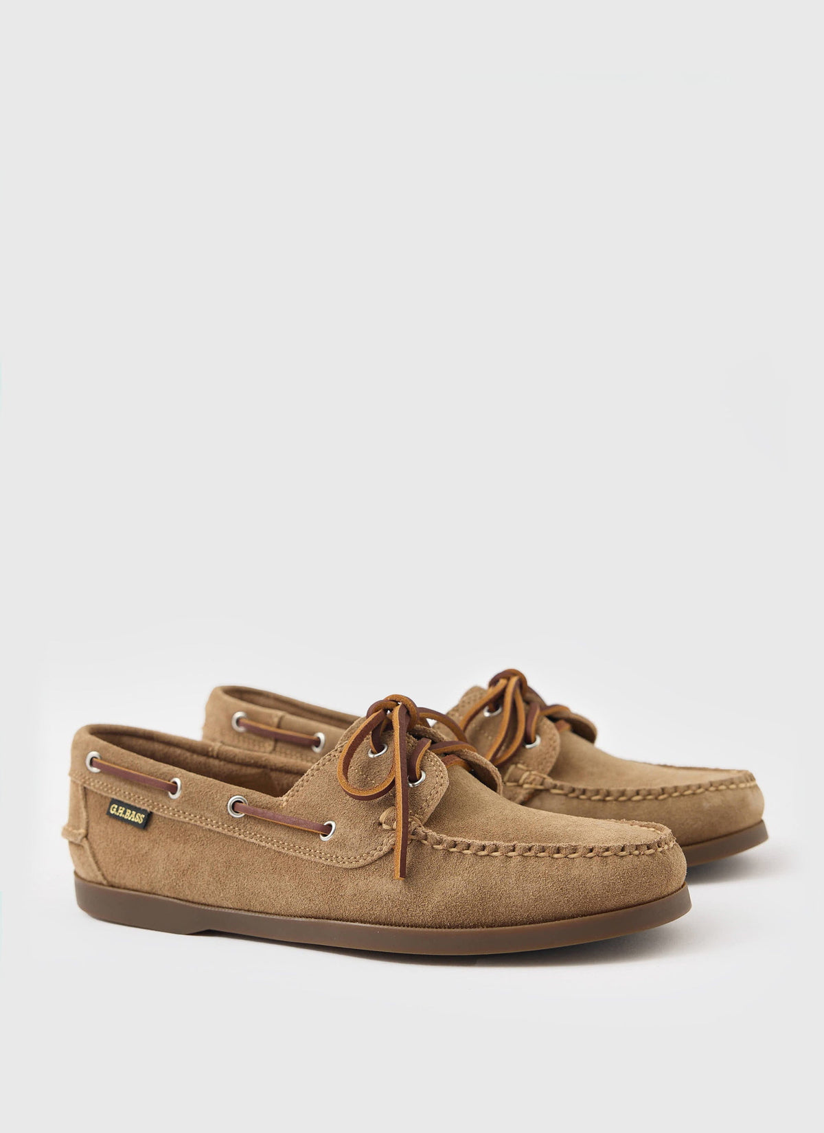 G.H.Bass - Jetty II Boater 2 Eye - Earth Suede