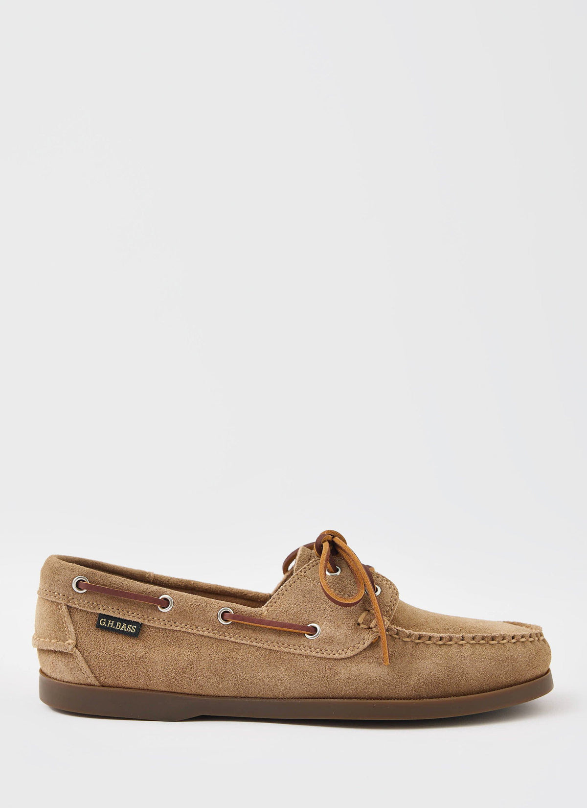 G.H.Bass - Jetty II Boater 2 Eye - Earth Suede