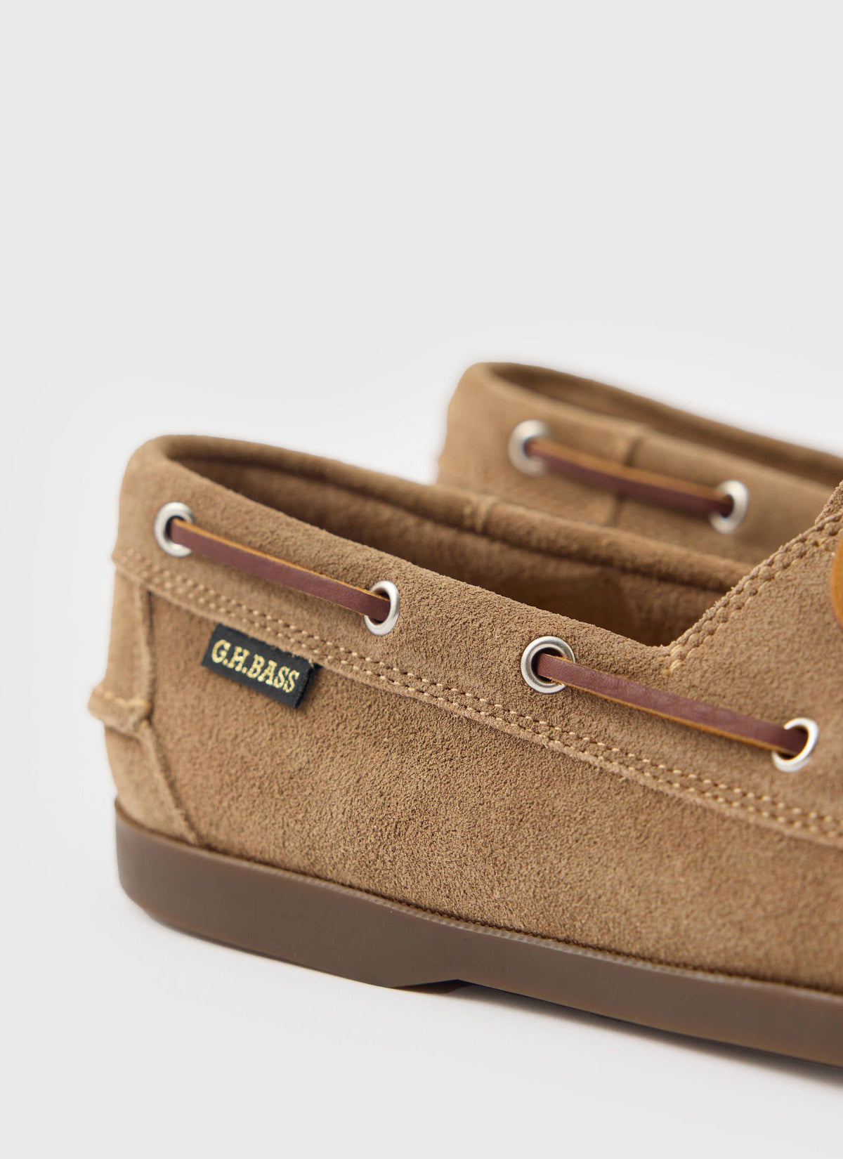 G.H.Bass - Jetty II Boater 2 Eye - Earth Suede