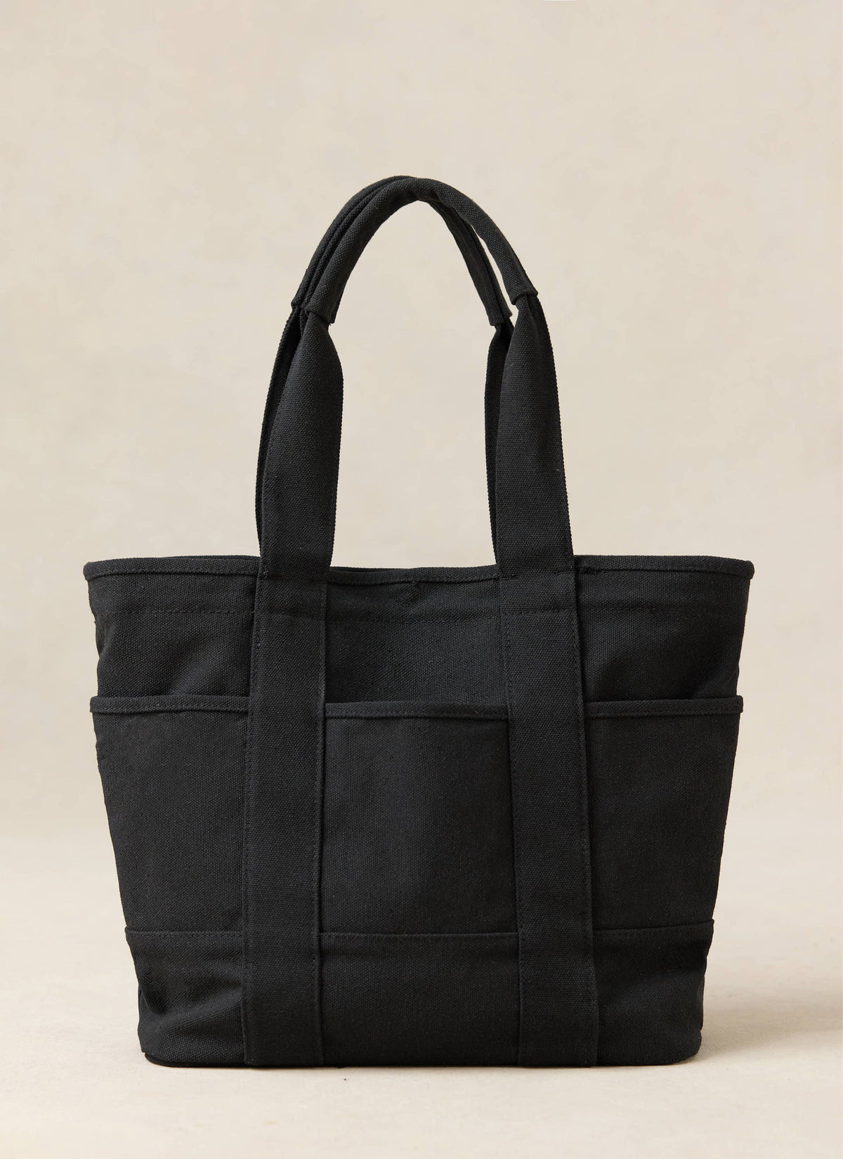 Embroidered Tote Bag - Canvas - Black - Ford x Percival