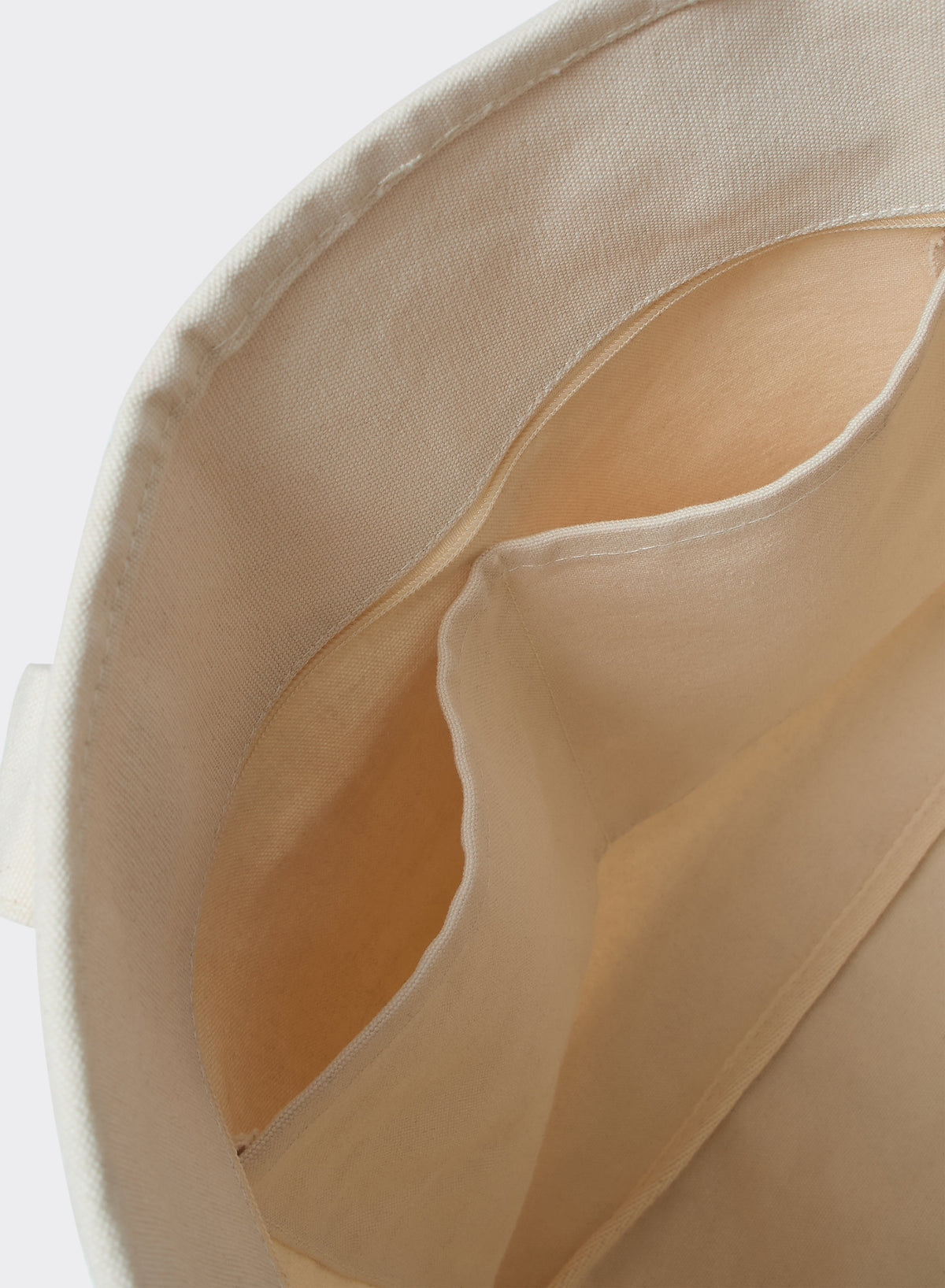 Unisex Large Shopper Tote Bag - Cream Cotton Tote