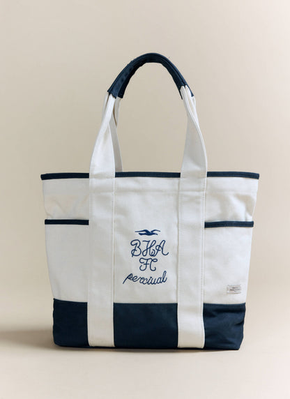 Tote Bag - Brighton & Hove Albion F.C. x Percival - Cream Navy