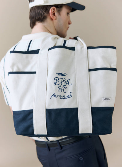 Tote Bag - Brighton & Hove Albion F.C. x Percival - Cream Navy