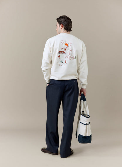 Tote Bag - Brighton & Hove Albion F.C. x Percival - Cream Navy