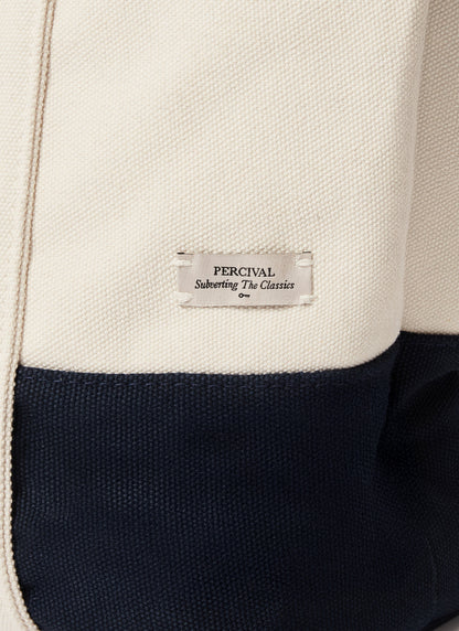 Tote Bag - Brighton & Hove Albion F.C. x Percival - Cream Navy