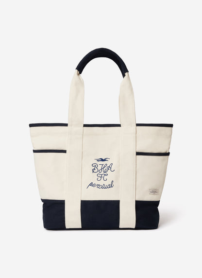 Tote Bag - Brighton & Hove Albion F.C. x Percival - Cream Navy