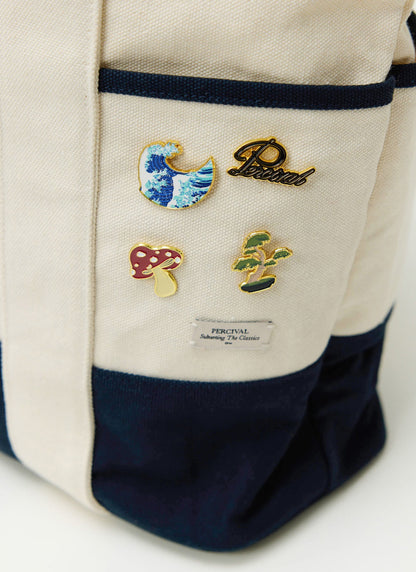 Percival Wave Pin Badges - Multi