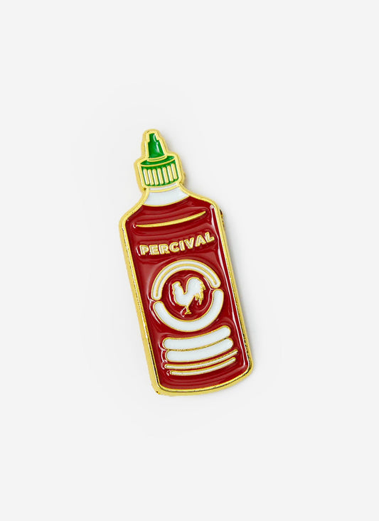 Percival Hot Sauce Pin Badges - Multi