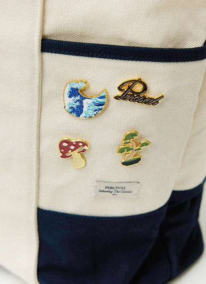 Percival Script Pin Badges - Multi