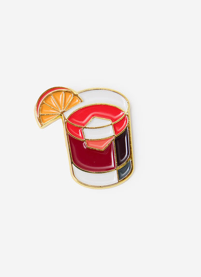 Percival Negroni Pin Badges - Multi