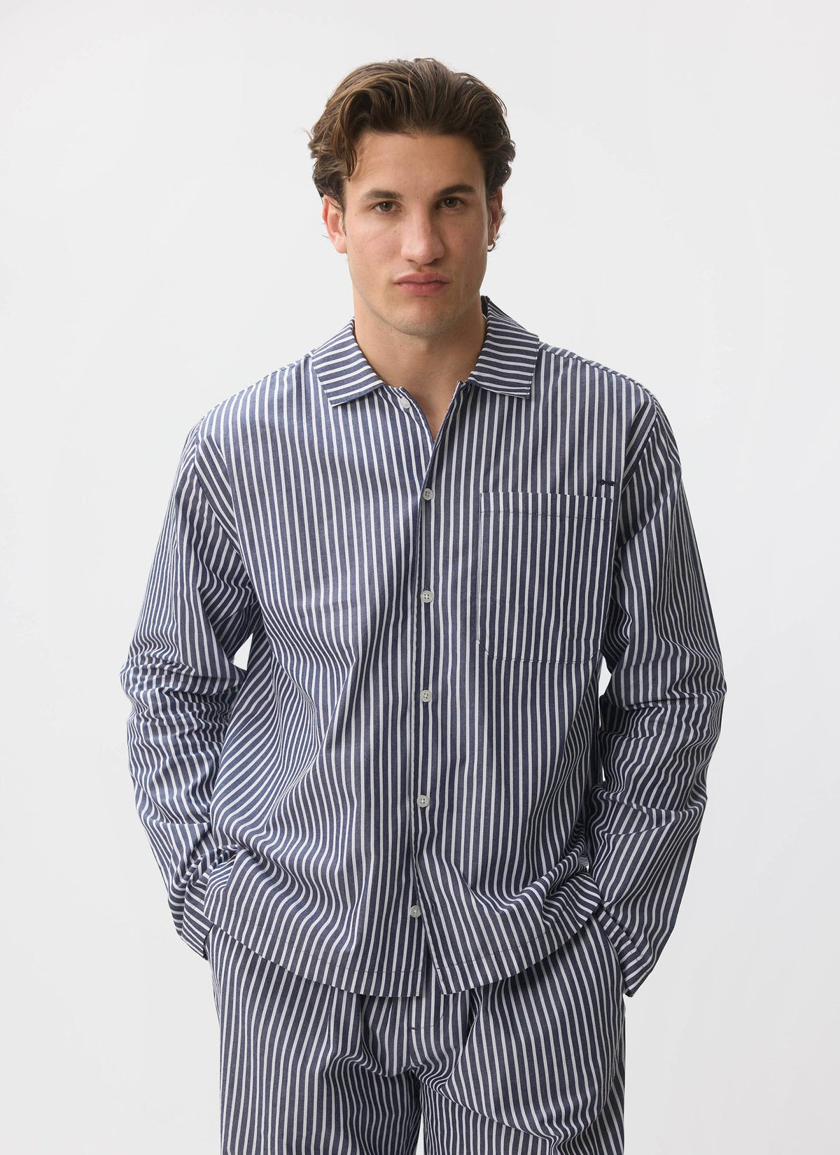 Pyjama Top - Cotton - Blue