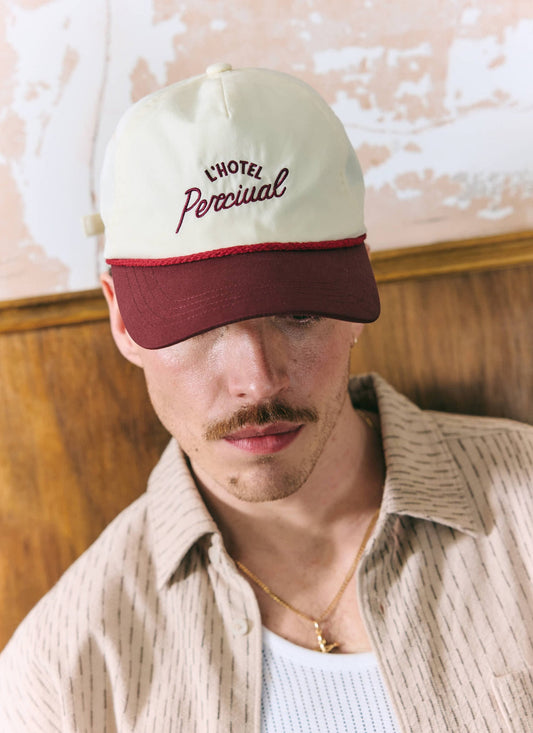 Men's Cap - L'Hotel Percival Soft Trucker - Ecru