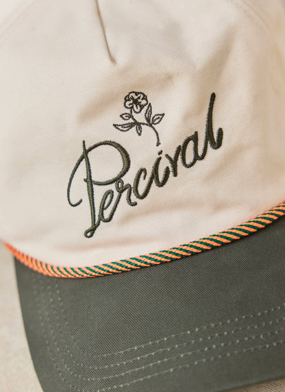 Men's Rope Trucker Cap: Spencer - Cotton - Cream - Percival