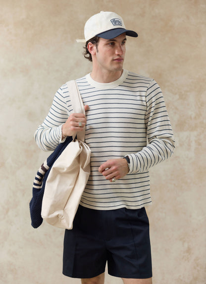 Men's Trucker Cap - Donovan - Rope Trim - Cotton - Cream