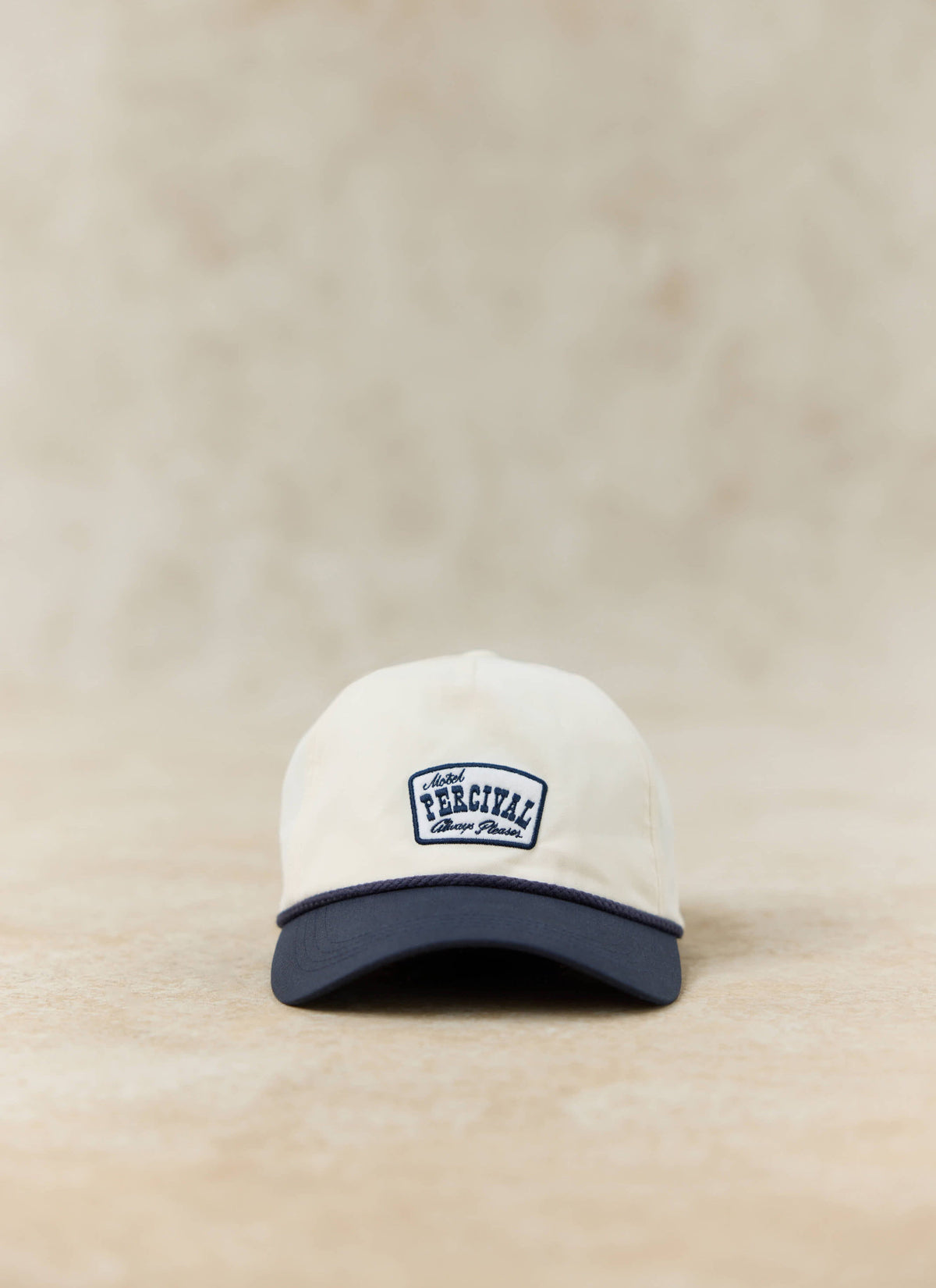 Men's Trucker Cap - Donovan - Rope Trim - Cotton - Cream