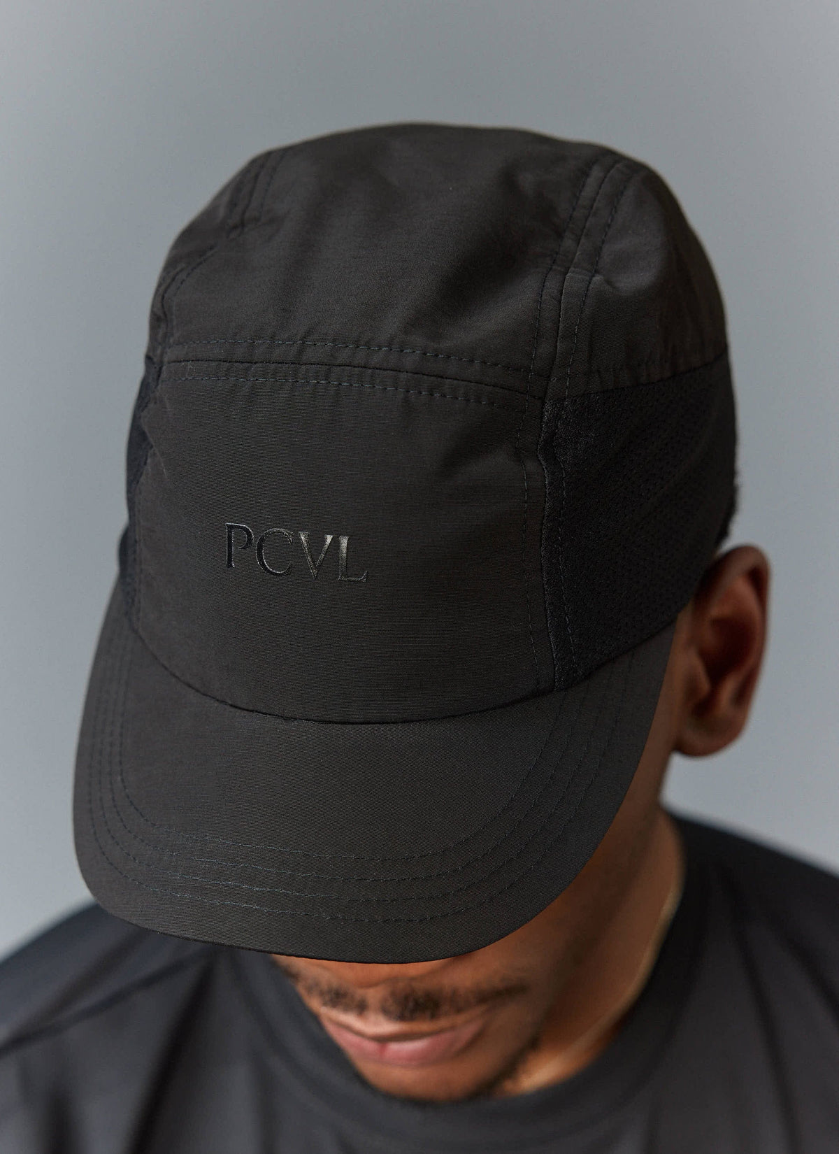 Men's Black Nylon Cap - PCVL Performance Wear