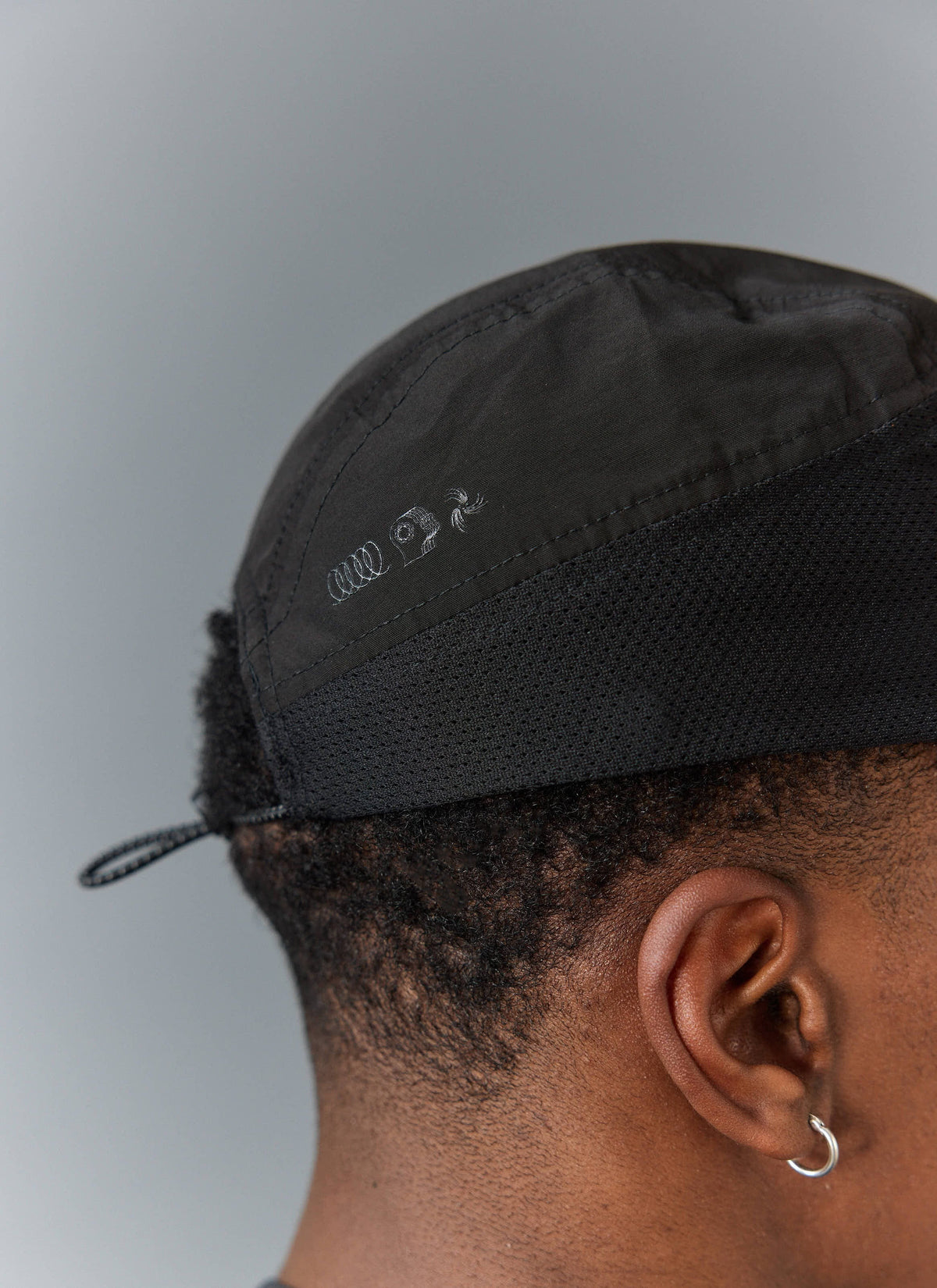 Men's Black Nylon Cap - PCVL Performance Wear