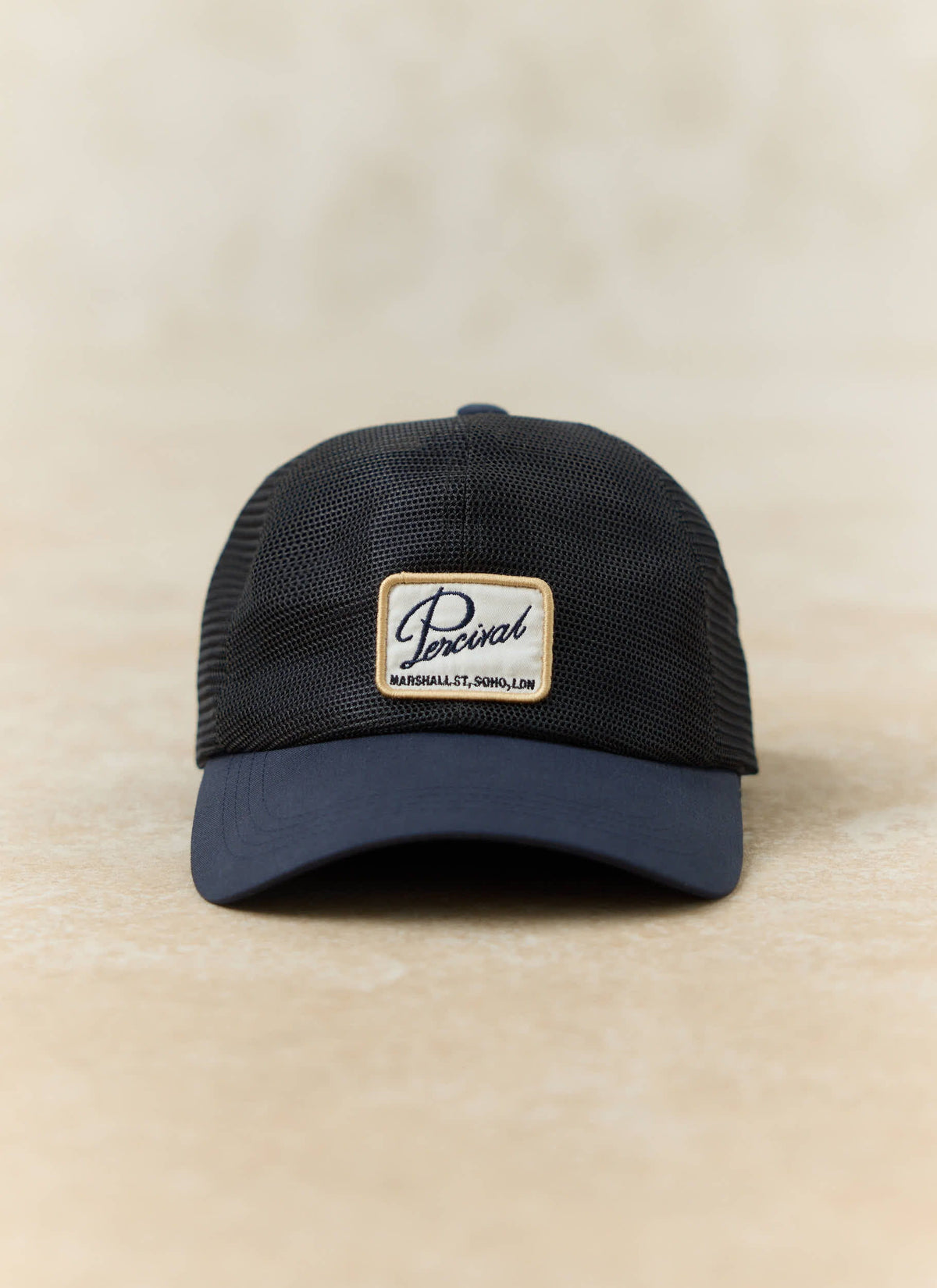 Men's Mesh Trucker Cap - Damien - Navy Blue
