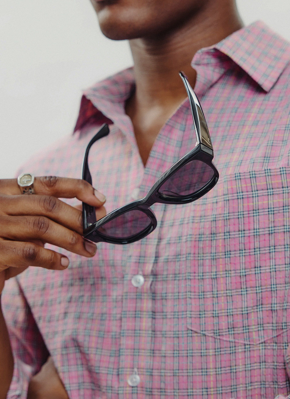 Classic Sunglasses - WFTS x Percival - Black Polarized Lenses