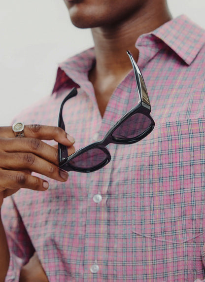 Classic Sunglasses - WFTS x Percival - Black Polarized Lenses