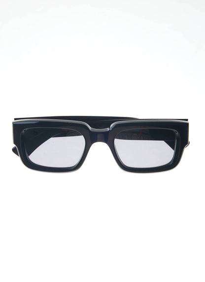 P002-E2 Black Sunglasses - Black Polarized Lenses