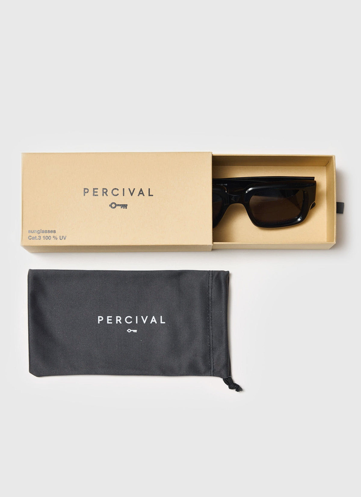 P002-E2 Black Sunglasses - Black Polarized Lenses