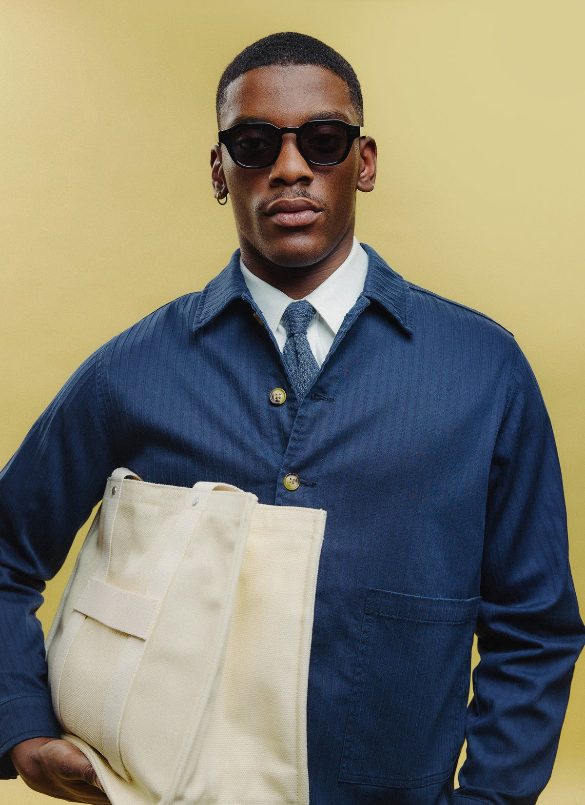 P001-E2 Black Sunglasses - Black Polarized Lenses