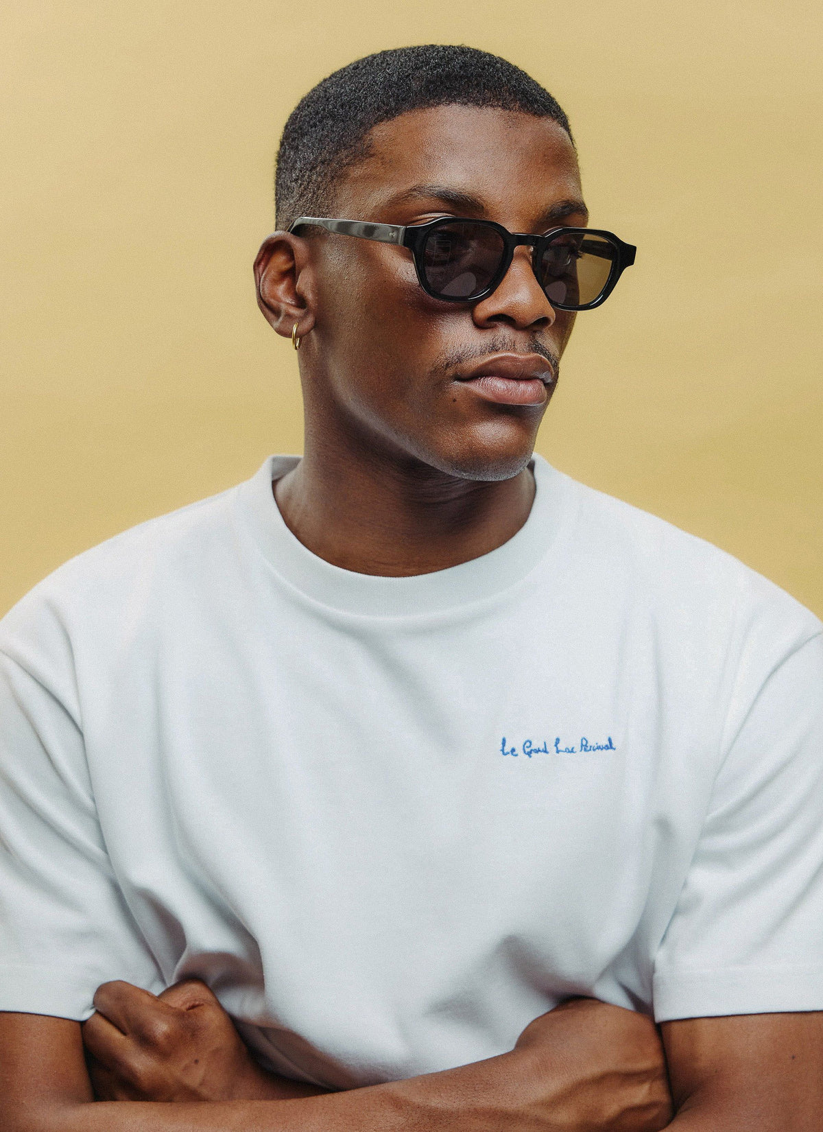 P001-E2 Black Sunglasses - Black Polarized Lenses