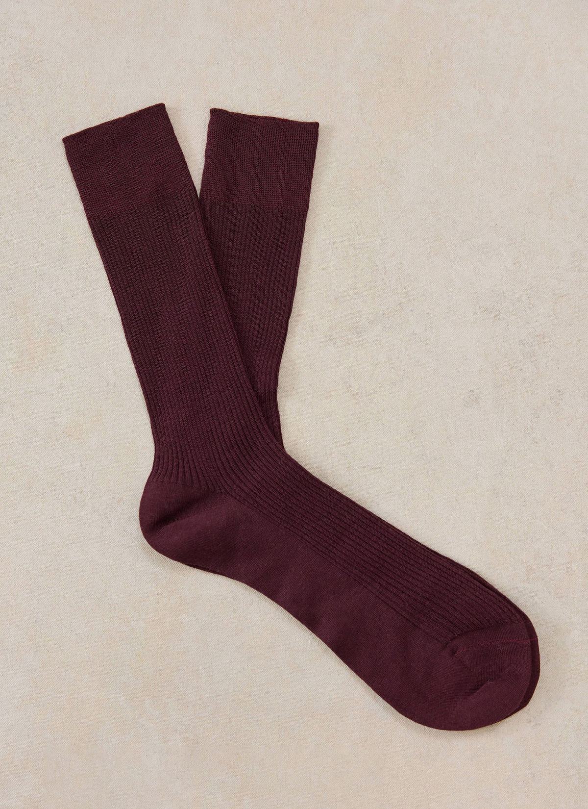 Men's Merlot Socks - Merino Wool - Percival