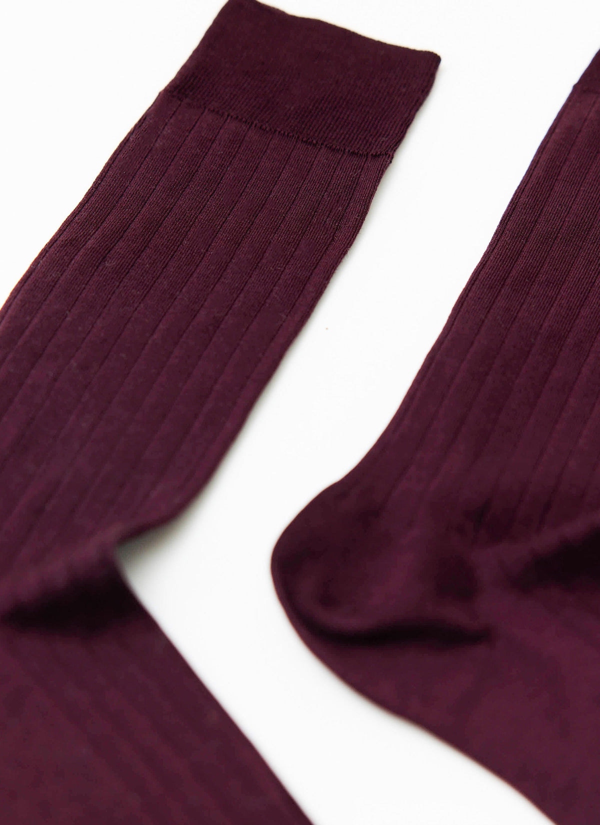 Loafer Dress Socks - Cotton - Merlot