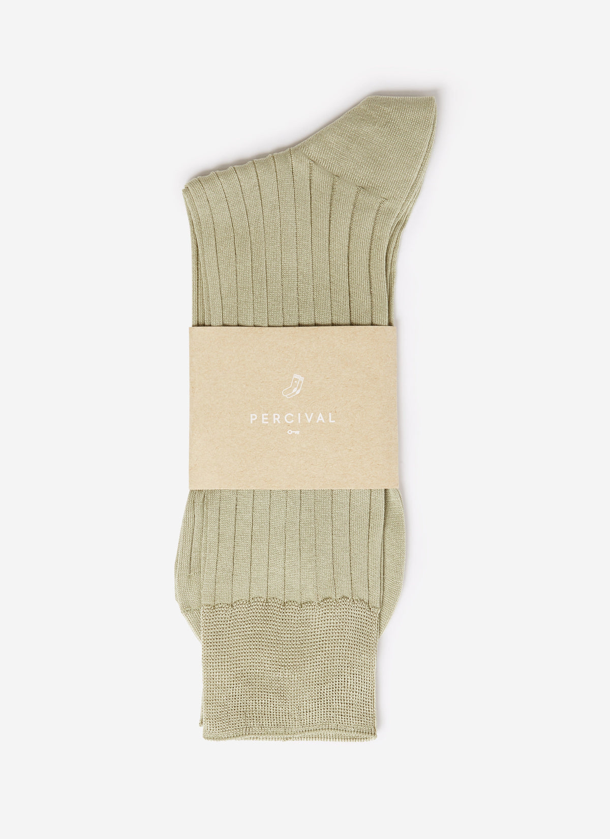 Loafer Dress Socks - Cotton - Sage