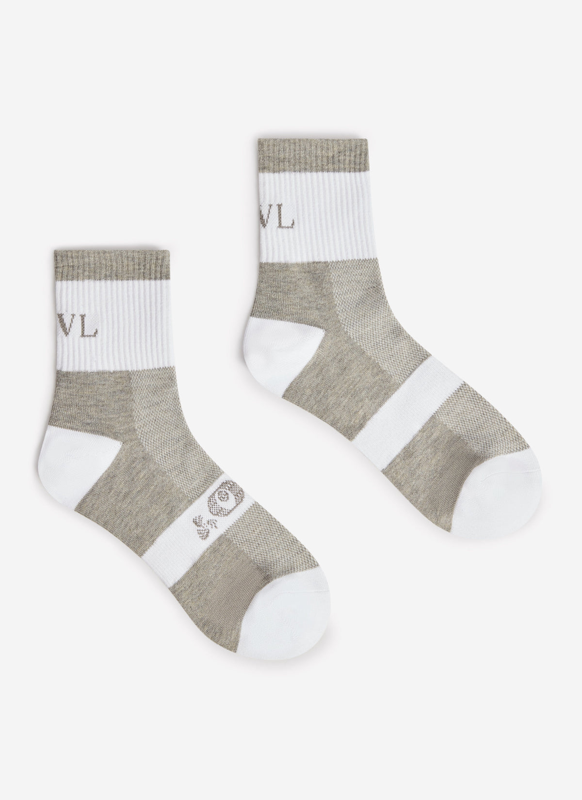 Men's Performance Socks - White PCVL Athletic Cotton