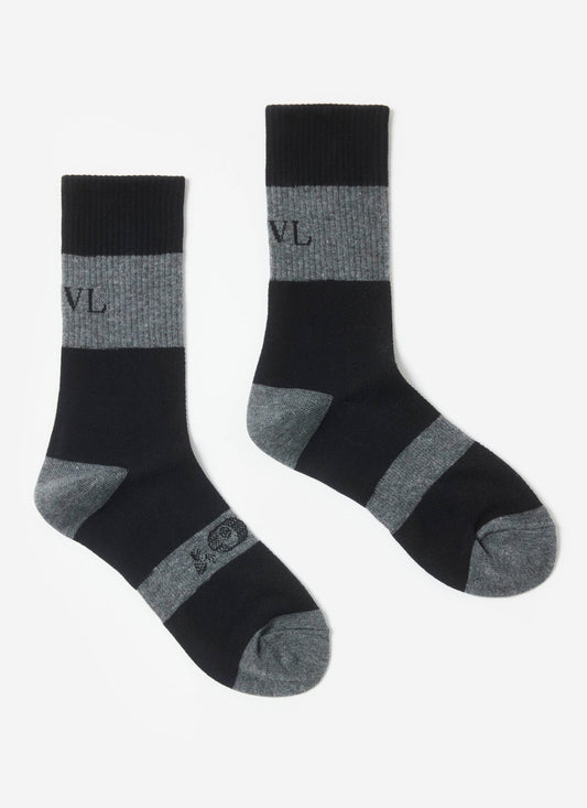 Men's PCVL Performance Socks - Black Cotton Blend