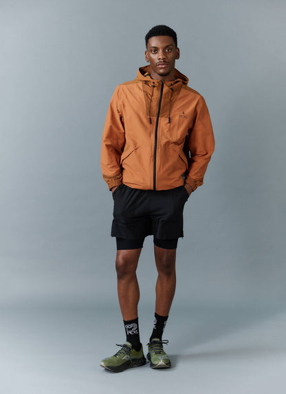 Men's PCVL Zip Through Water Resistant Jacket - Rust