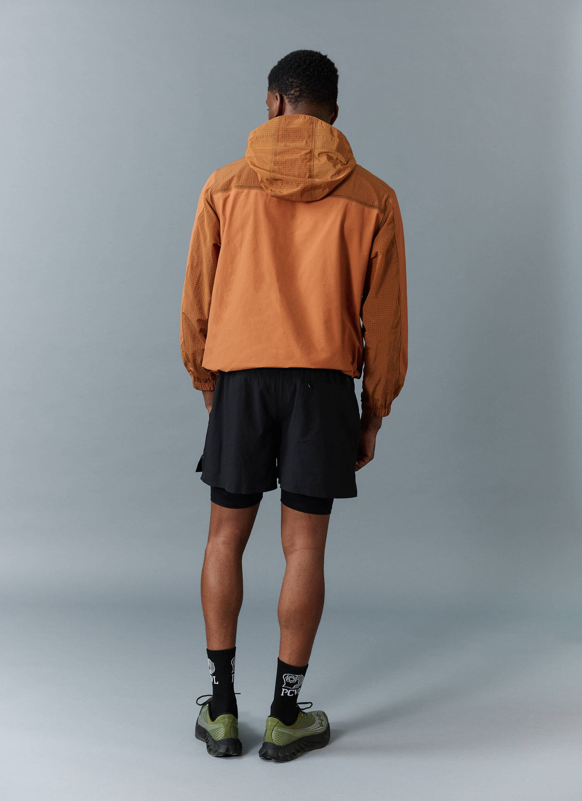 Men's PCVL Zip Through Water Resistant Jacket - Rust