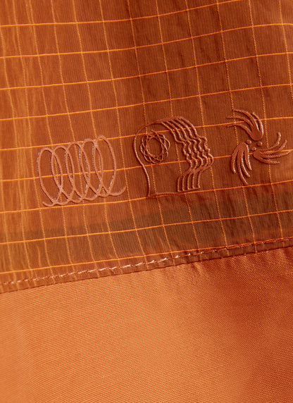 Men's PCVL Zip Through Water Resistant Jacket - Rust