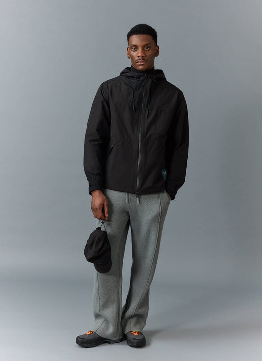 Men's Water Resistant Jacket - Black PCVL Zip Through