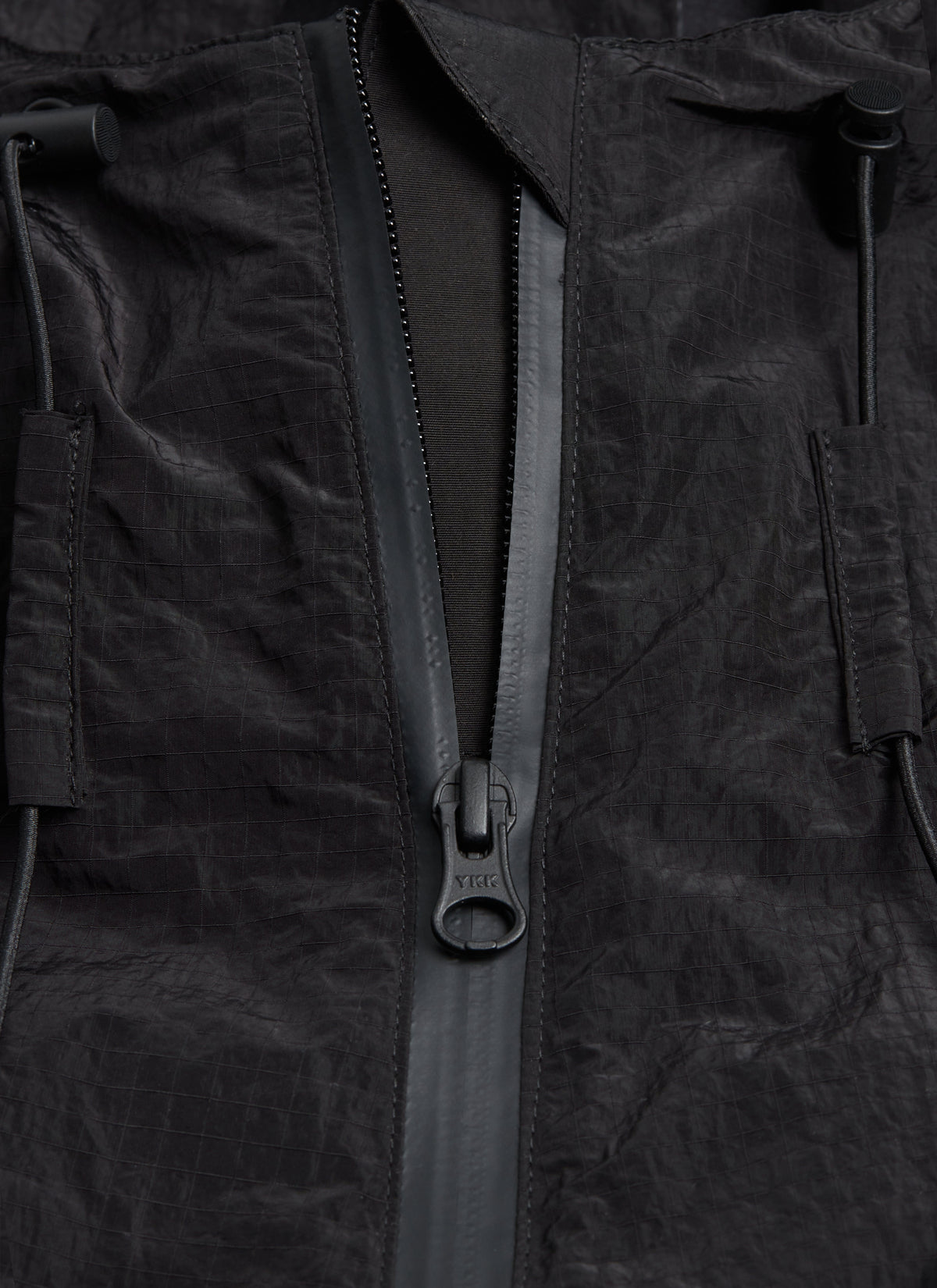 Men's Water Resistant Jacket - Black PCVL Zip Through