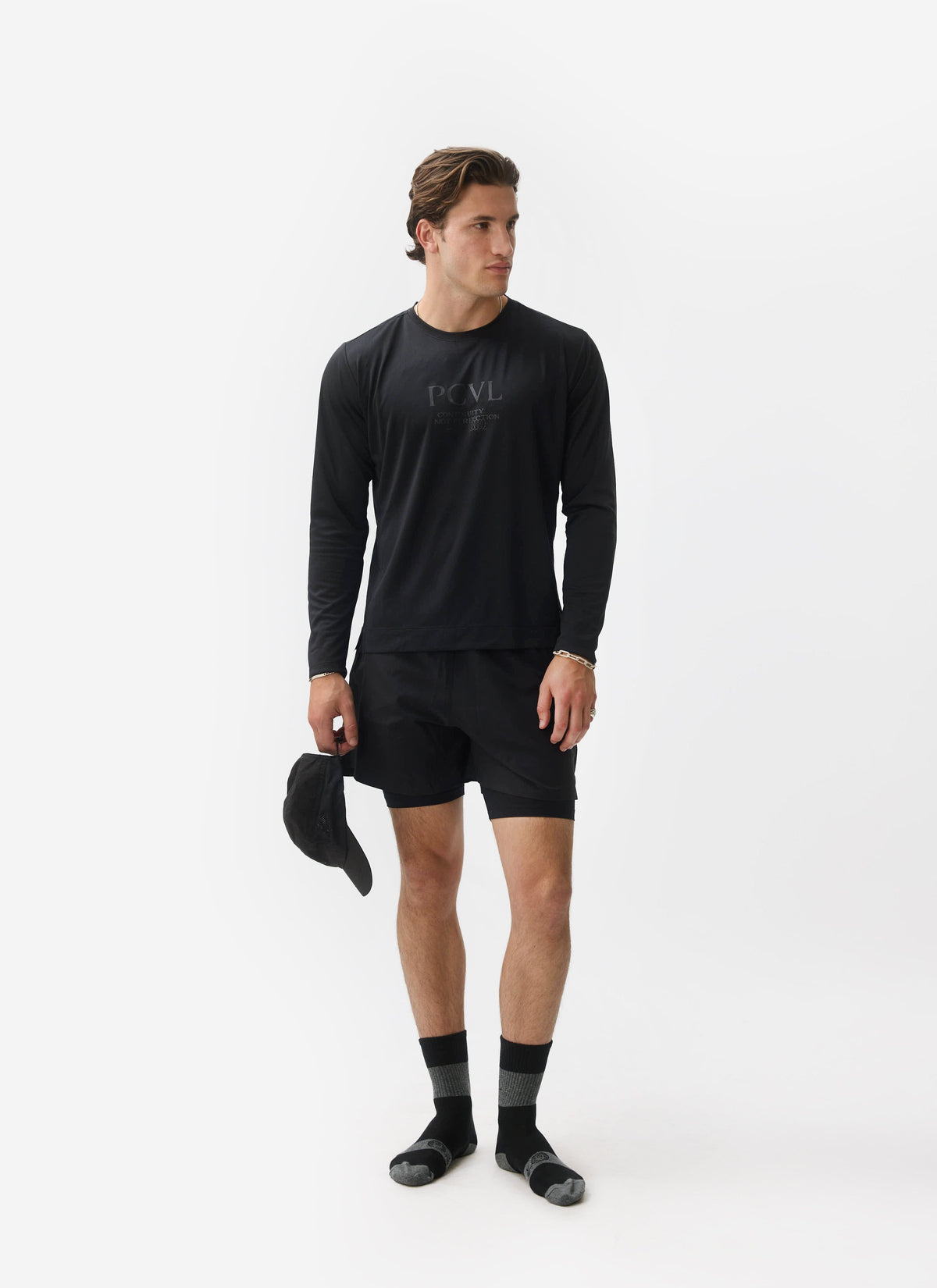 Men's Long Sleeve Performance Top - Black PCVL