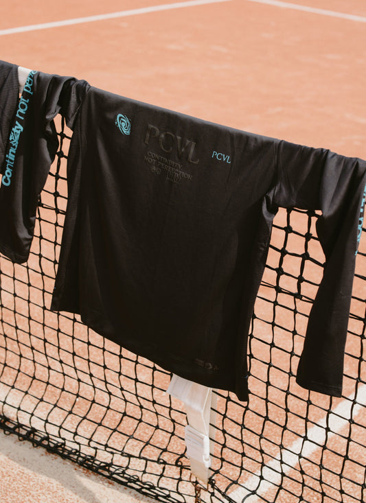 Men's Long Sleeve Performance Top - PCVL Printed - Black