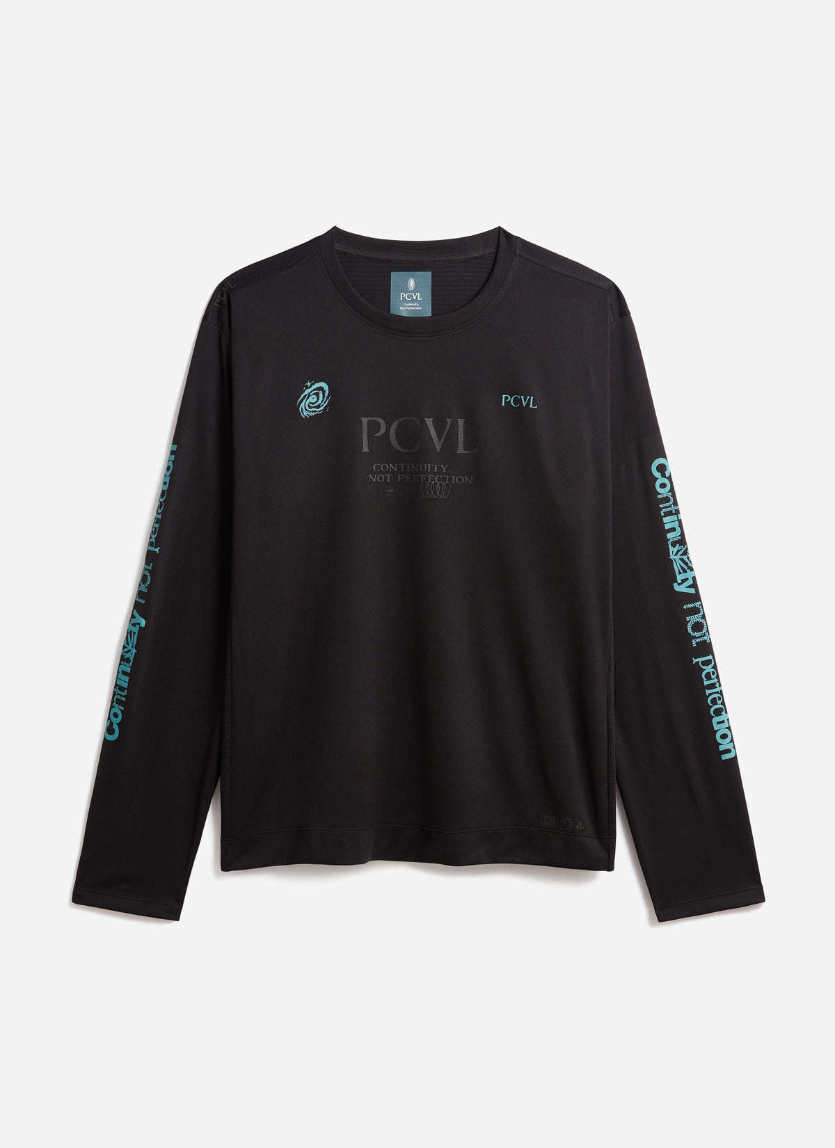 Men's Long Sleeve Performance Top - PCVL Printed - Black