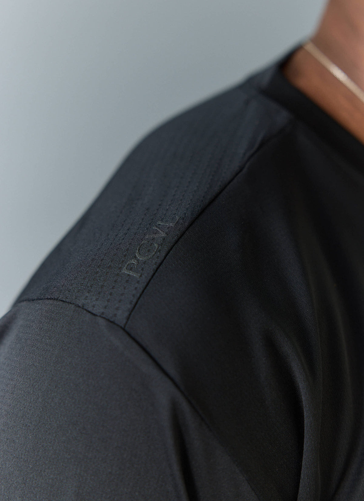 Men's Long Sleeve Performance Top - PCVL Printed - Black