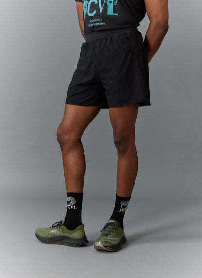 Men's PCVL Performance Nylon Shorts - Black - Quick-Dry, Breathable