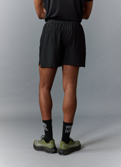 Men's PCVL Performance Nylon Shorts - Black - Quick-Dry, Breathable