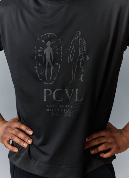 Men's PCVL Performance T-Shirt - Black Printed