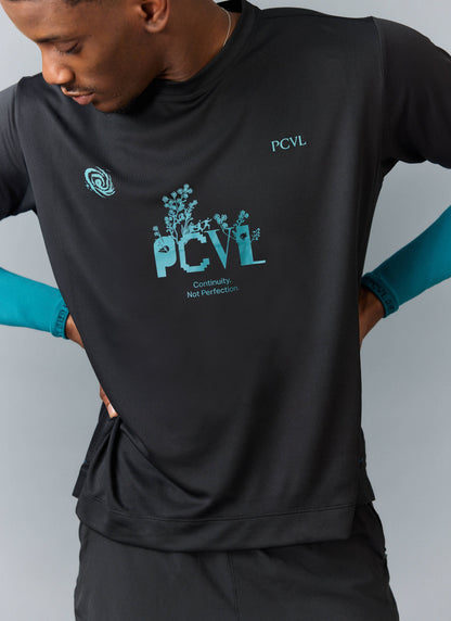 Men's PCVL Printed Performance Top - Black