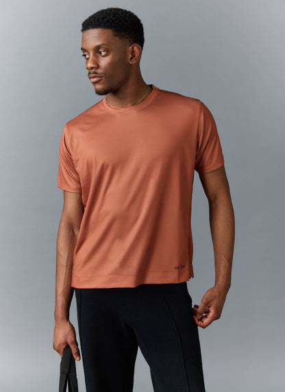 Men's PCVL Performance Top - Rust - Breathable Training Wear