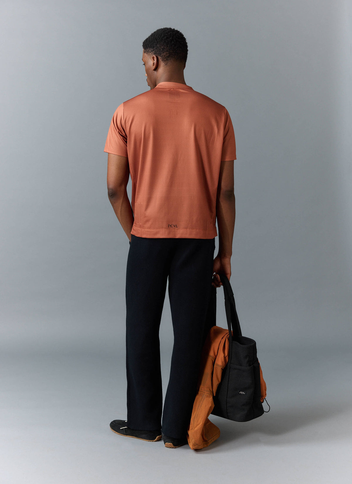 Men's PCVL Performance Top - Rust - Breathable Training Wear