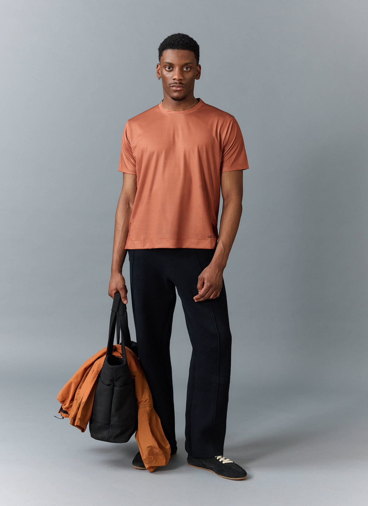 Men's PCVL Performance Top - Rust - Breathable Training Wear